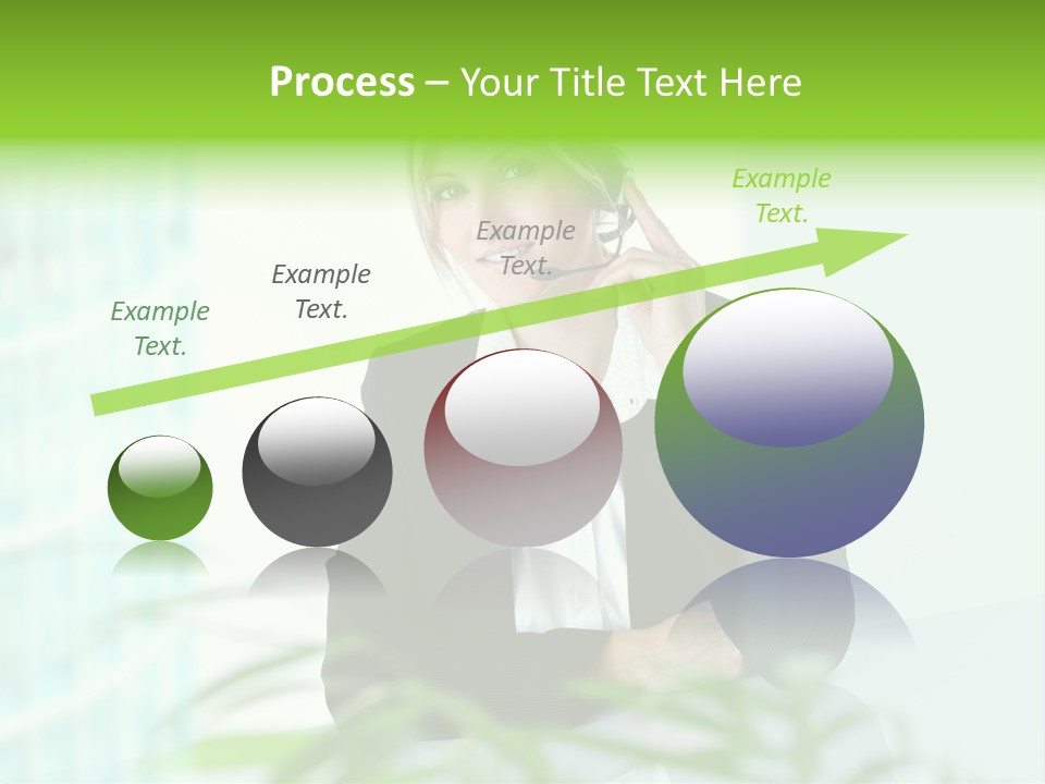 Representative Help Desk Attractive PowerPoint Template