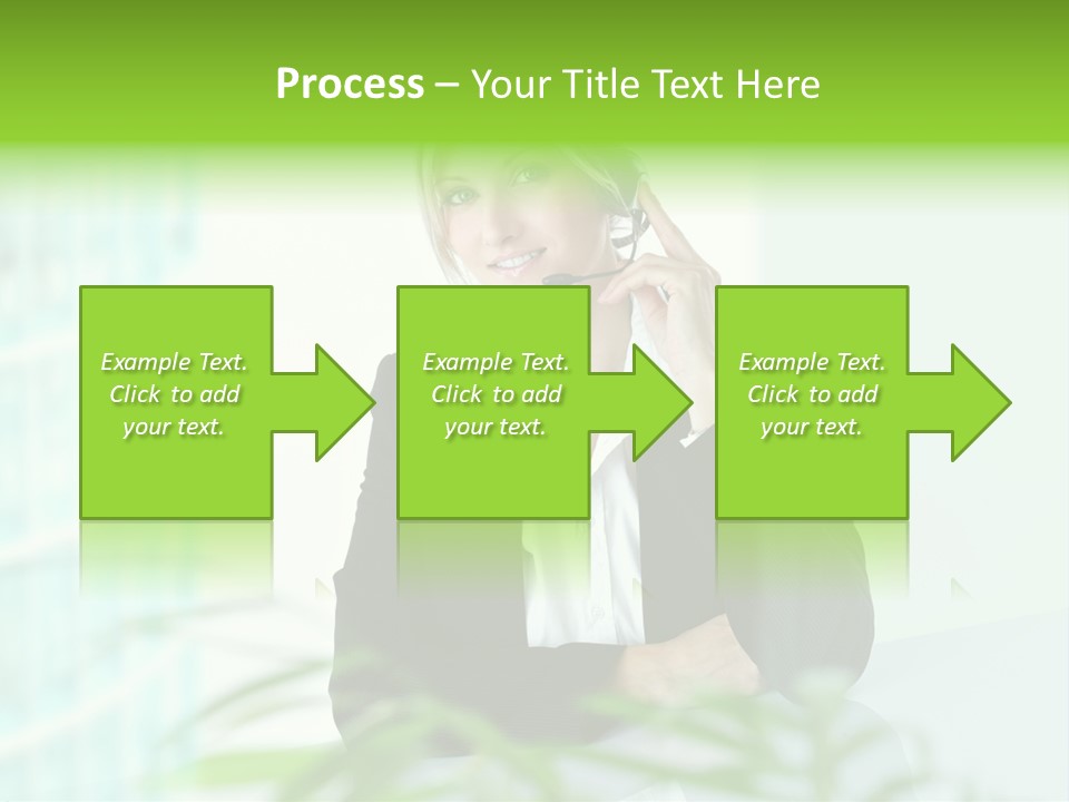Representative Help Desk Attractive PowerPoint Template