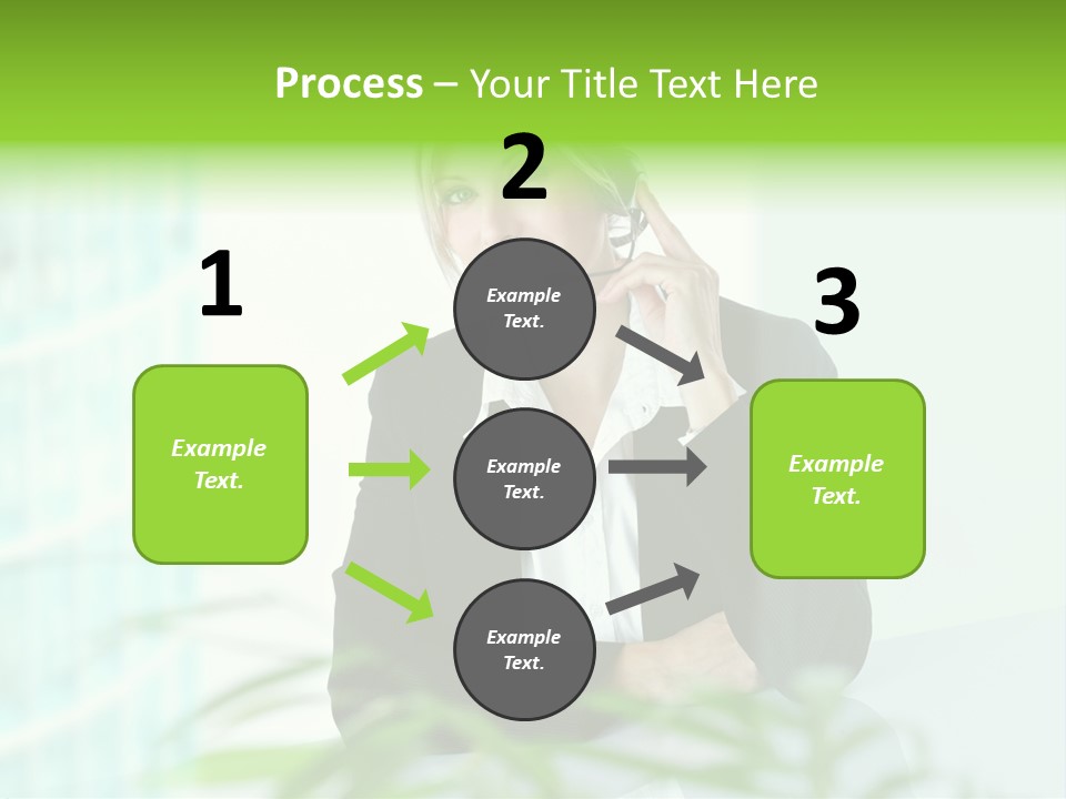 Representative Help Desk Attractive PowerPoint Template