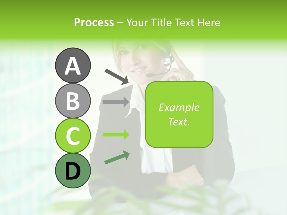 Representative Help Desk Attractive PowerPoint Template