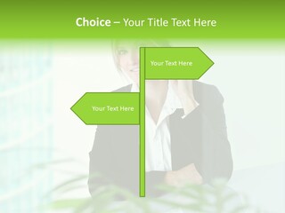 Representative Help Desk Attractive PowerPoint Template