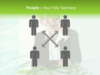 Representative Help Desk Attractive PowerPoint Template