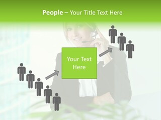 Representative Help Desk Attractive PowerPoint Template