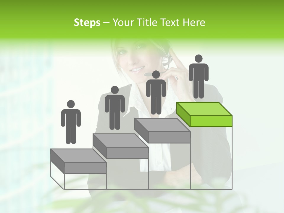 Representative Help Desk Attractive PowerPoint Template