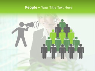 Representative Help Desk Attractive PowerPoint Template