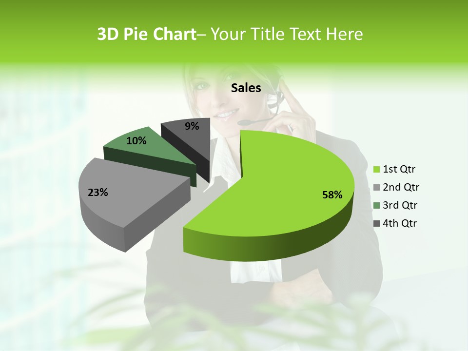 Representative Help Desk Attractive PowerPoint Template