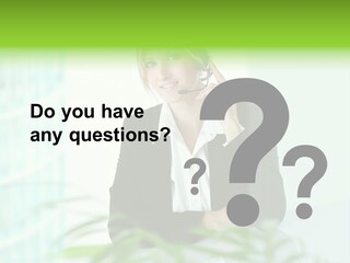 Representative Help Desk Attractive PowerPoint Template