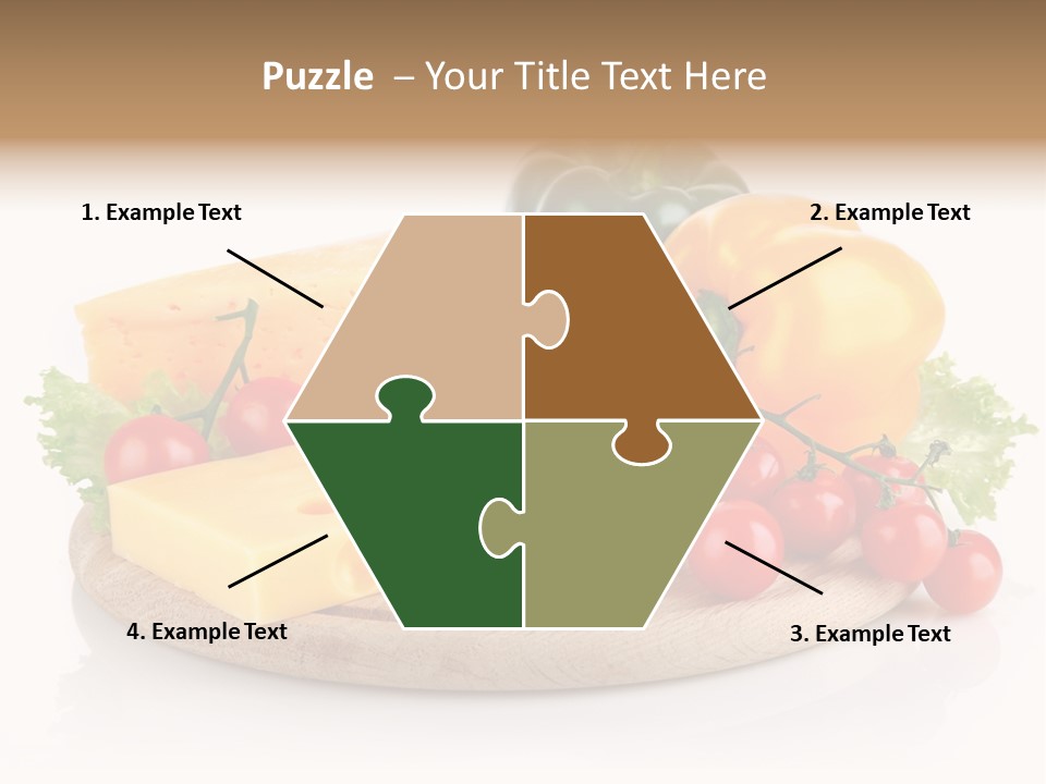 Tomato Vitamin Plate PowerPoint Template