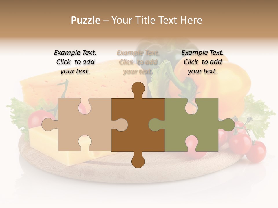 Tomato Vitamin Plate PowerPoint Template