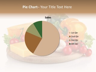 Tomato Vitamin Plate PowerPoint Template