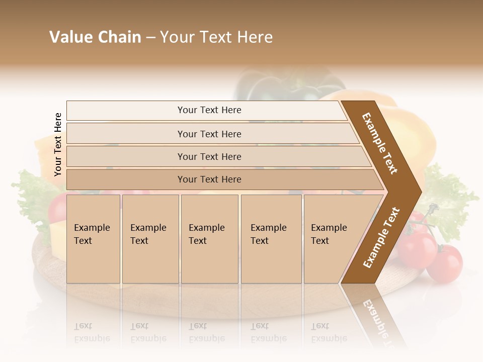 Tomato Vitamin Plate PowerPoint Template