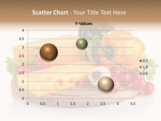 Tomato Vitamin Plate PowerPoint Template