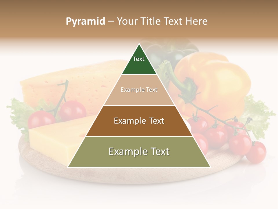 Tomato Vitamin Plate PowerPoint Template