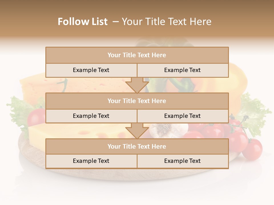 Tomato Vitamin Plate PowerPoint Template