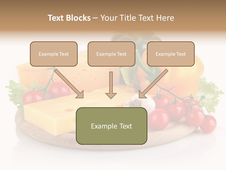 Tomato Vitamin Plate PowerPoint Template