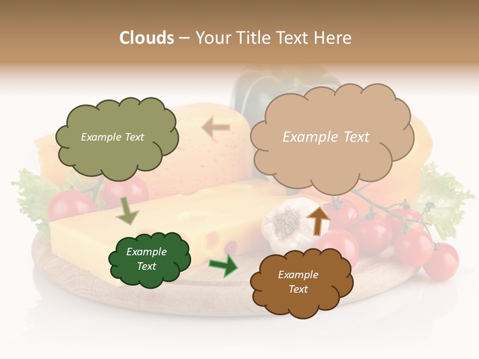 Tomato Vitamin Plate PowerPoint Template