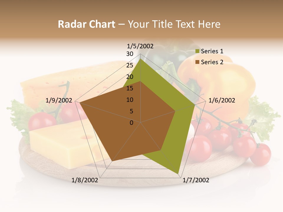 Tomato Vitamin Plate PowerPoint Template