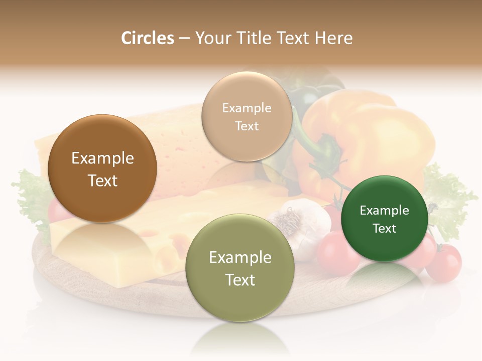 Tomato Vitamin Plate PowerPoint Template