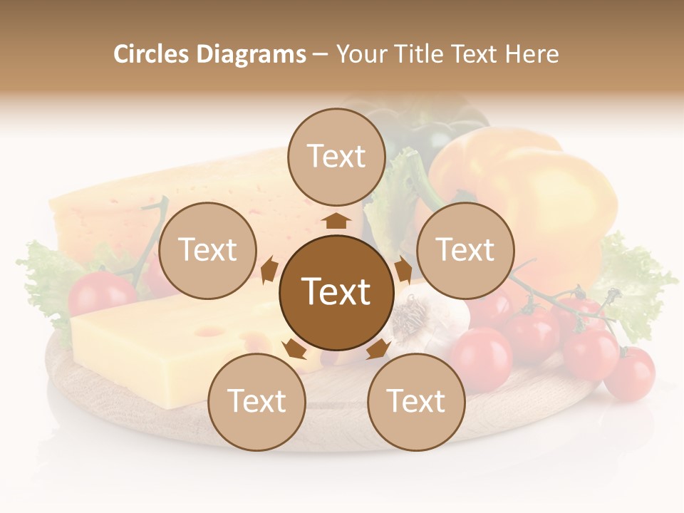 Tomato Vitamin Plate PowerPoint Template