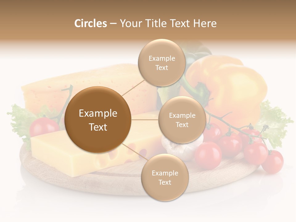 Tomato Vitamin Plate PowerPoint Template