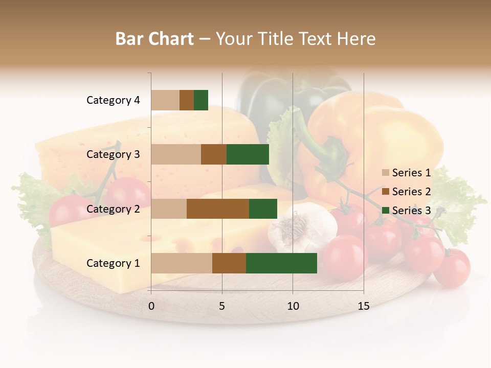 Tomato Vitamin Plate PowerPoint Template