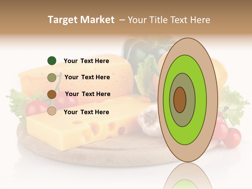 Tomato Vitamin Plate PowerPoint Template
