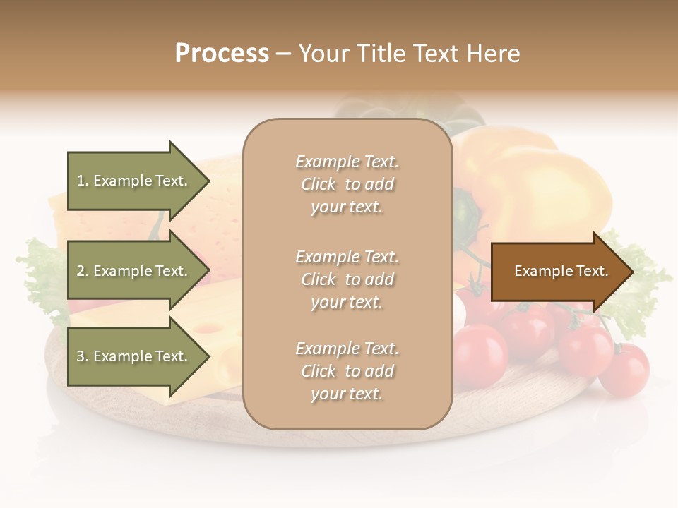 Tomato Vitamin Plate PowerPoint Template