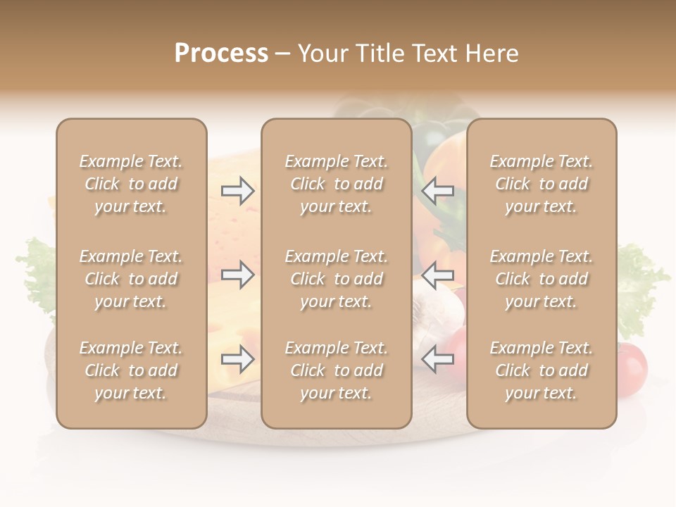 Tomato Vitamin Plate PowerPoint Template
