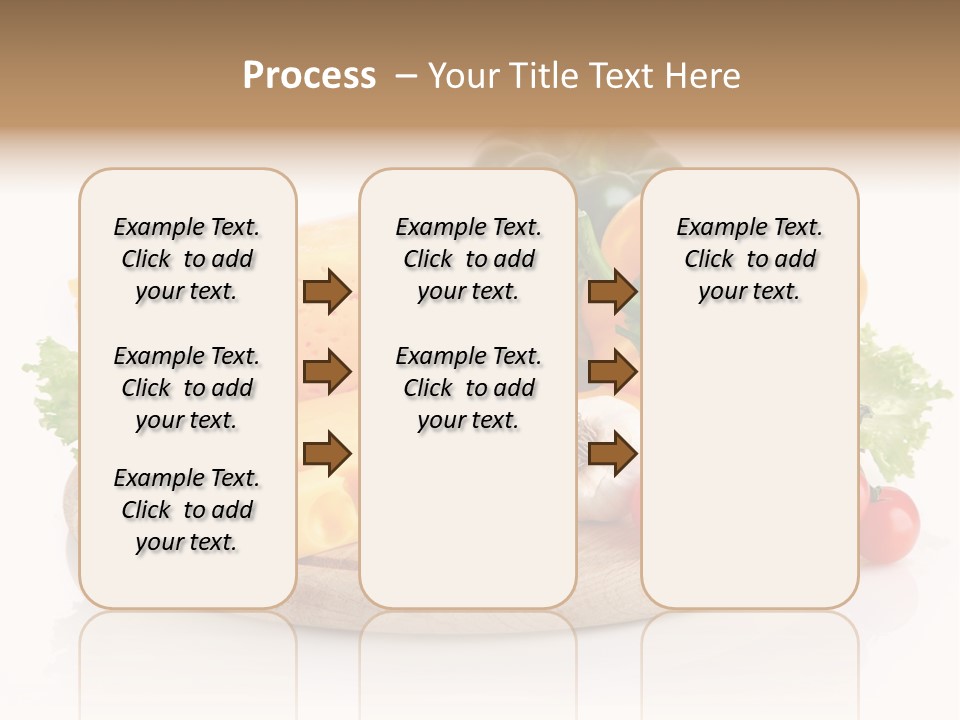 Tomato Vitamin Plate PowerPoint Template