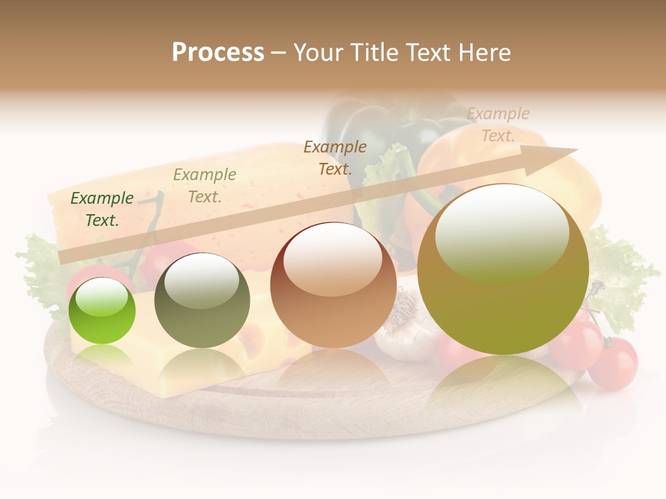 Tomato Vitamin Plate PowerPoint Template