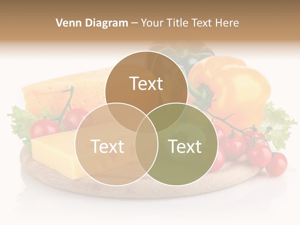 Tomato Vitamin Plate PowerPoint Template