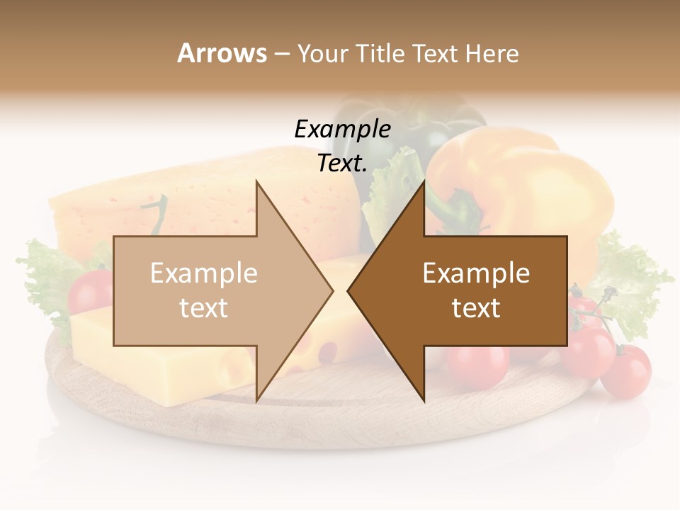 Tomato Vitamin Plate PowerPoint Template