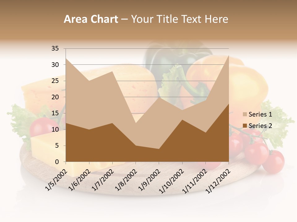 Tomato Vitamin Plate PowerPoint Template