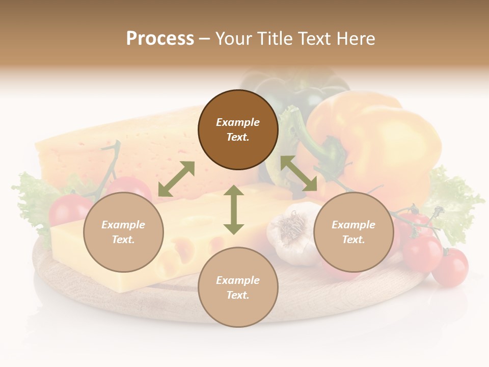 Tomato Vitamin Plate PowerPoint Template