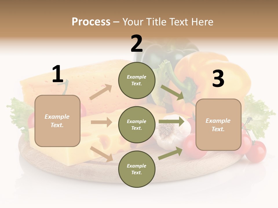 Tomato Vitamin Plate PowerPoint Template