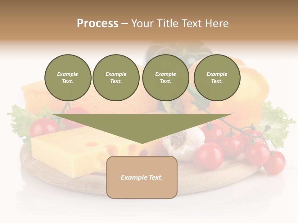 Tomato Vitamin Plate PowerPoint Template