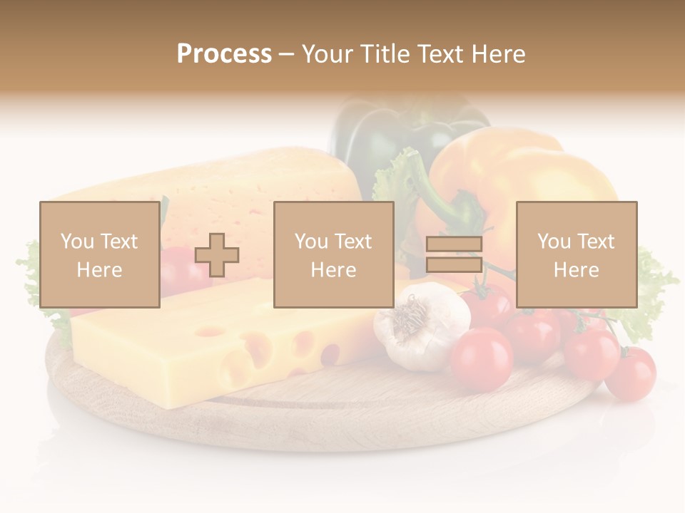 Tomato Vitamin Plate PowerPoint Template