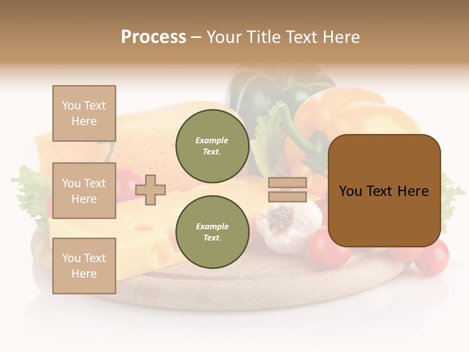 Tomato Vitamin Plate PowerPoint Template