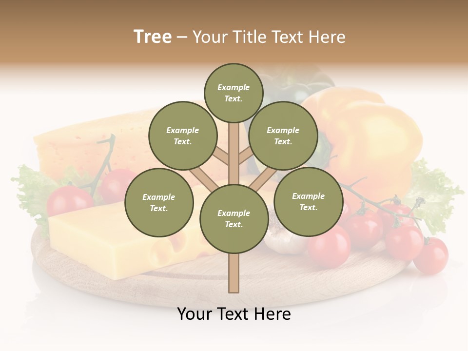 Tomato Vitamin Plate PowerPoint Template