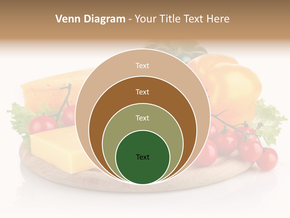 Tomato Vitamin Plate PowerPoint Template