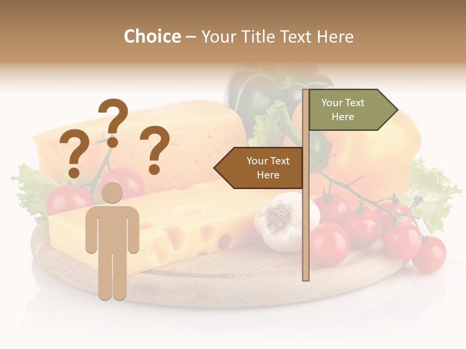 Tomato Vitamin Plate PowerPoint Template