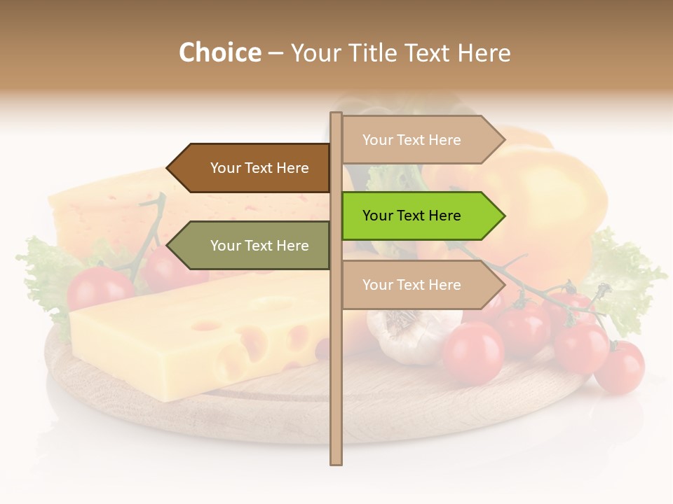 Tomato Vitamin Plate PowerPoint Template