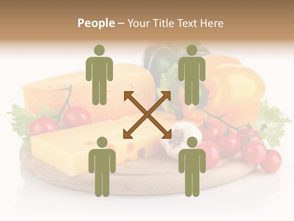 Tomato Vitamin Plate PowerPoint Template