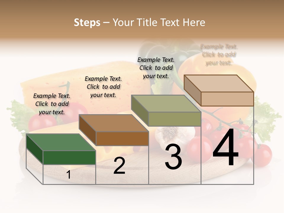Tomato Vitamin Plate PowerPoint Template