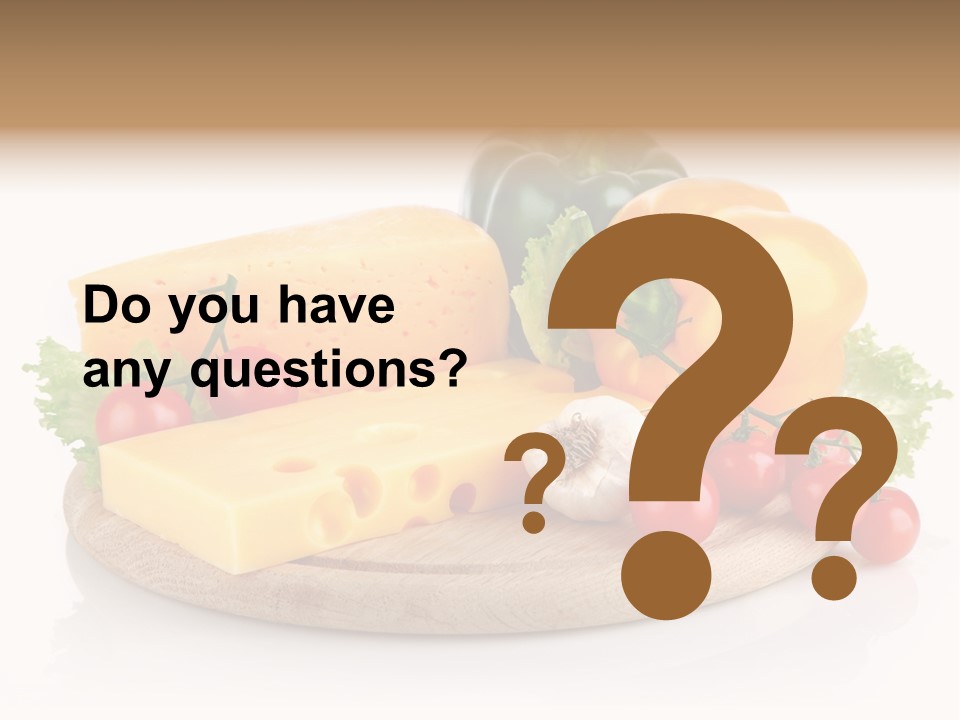 Tomato Vitamin Plate PowerPoint Template