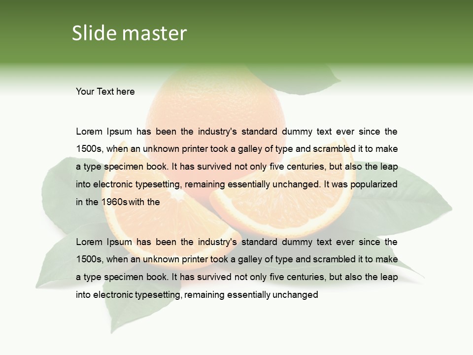 Eat Diet Half PowerPoint Template