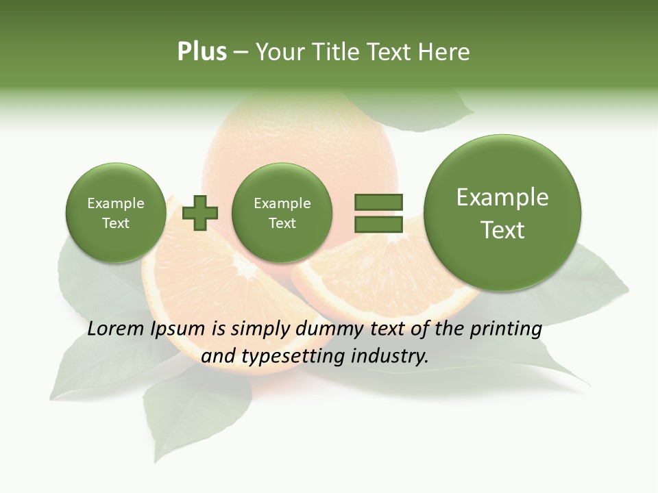 Eat Diet Half PowerPoint Template