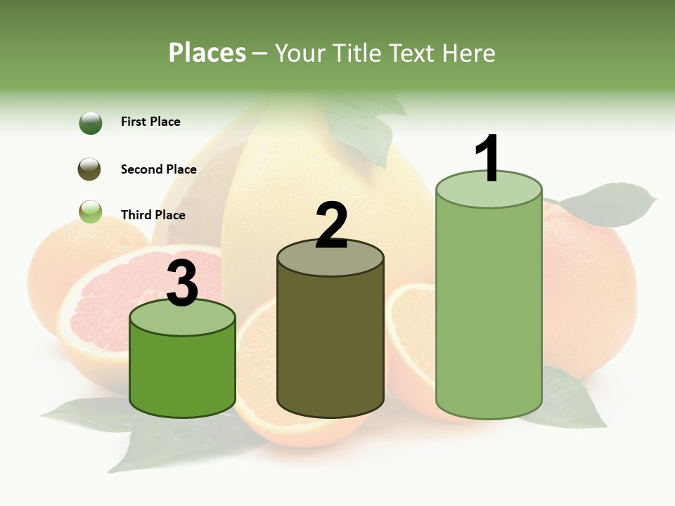 Diet Vitamin Green PowerPoint Template