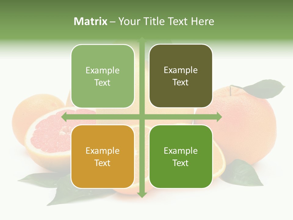 Diet Vitamin Green PowerPoint Template