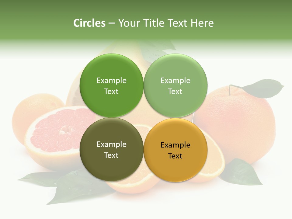 Diet Vitamin Green PowerPoint Template